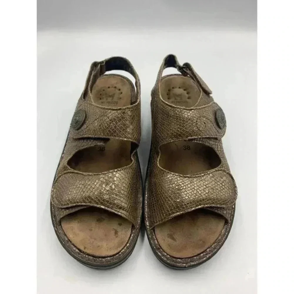 Mephisto air-relax mobils Jissy bronze sandals size‎ EU 38 US 8 